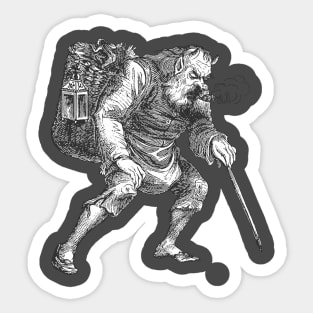 Demonic Tormenter Of Misers And Curmudgeons Dictionnaire Infernal Sticker